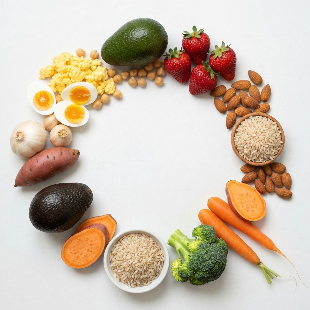 Infografik keseimbangan nutrisi tubuh